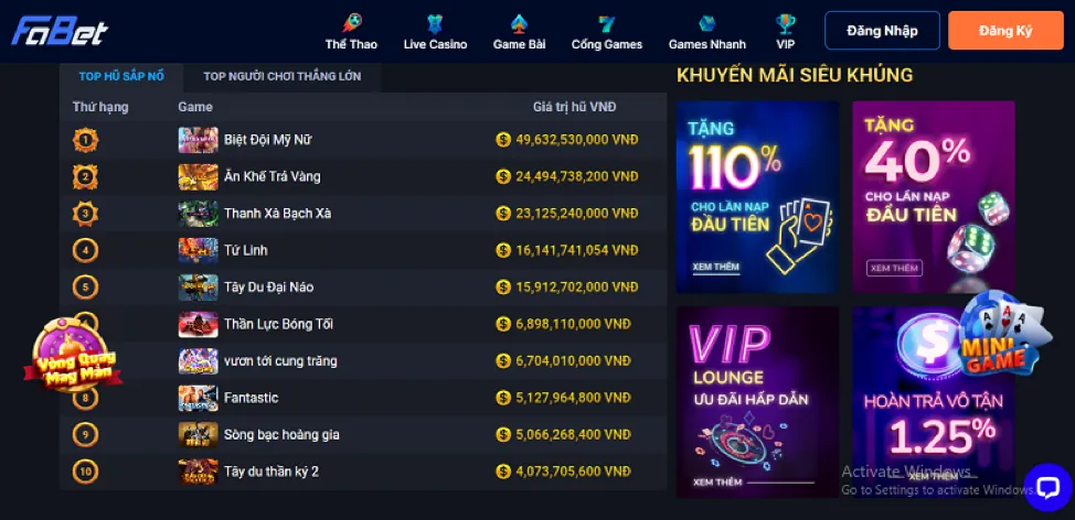 Thưởng khi tải ứng dụng vf555. về điện thoại